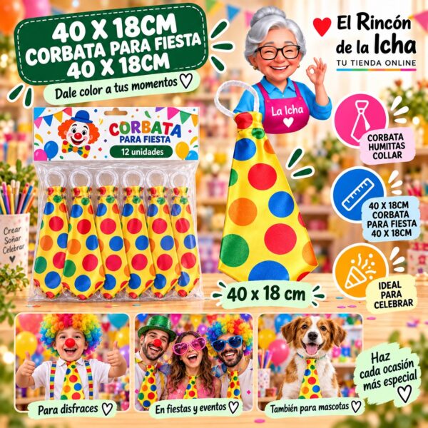 40 X 18cm Corbata Para Fiesta 40 X 18cm Feliz