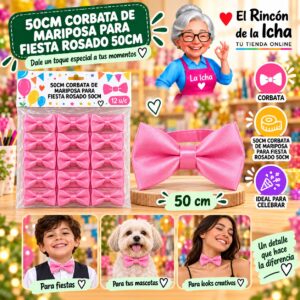 RI-0010566 50cm Corbata De Mariposa Para Fiesta Verde 50cm Feliz