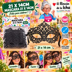 21 X 14cm Mascara 21 X 14cm Feliz