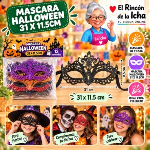 Mascara Halloween 31 X 11.5cm Feliz