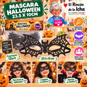 Mascara Halloween 23.5 X 10cm Feliz