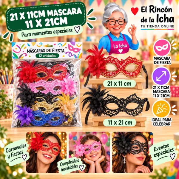 20 X 7.5cm Mascara 7.5 X 20cm Feliz