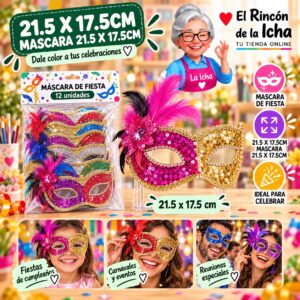 21.5 X 17.5cm Mascara 21.5 X 17.5cm Feliz