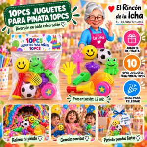 RI-0010637 10pcs Juguetes Para Pinata 10pcs Feliz Ref. 320115