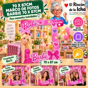 RI-0010668 70 X 87cm Marco De Fotos Barbie 70 X 87cm Feliz