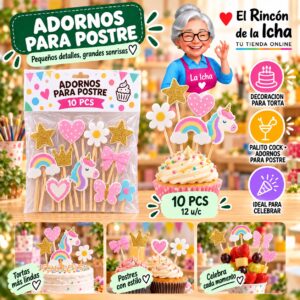 RI-0010691 Adornos Para Postre Feliz Ref. 860070