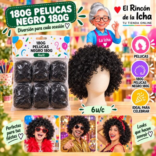 180g Pelucas Negro 180g Feliz