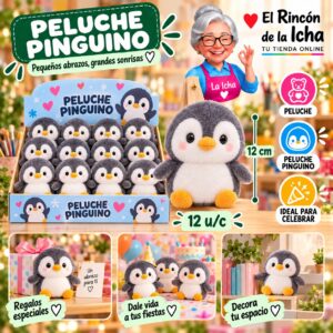 RI-0011008 Peluche Pinguino Feliz