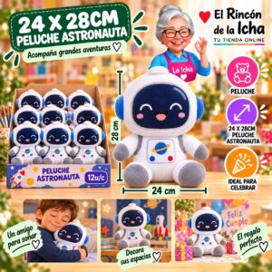 RI-0011010 24 X 28cm Peluche Astronauta Feliz