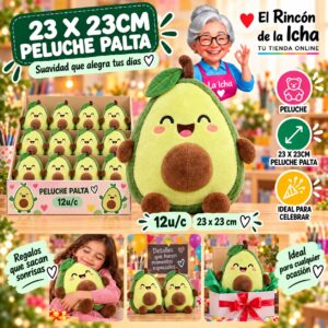 RI-0011013 23 X 23cm Peluche Palta Feliz