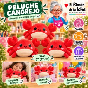 RI-0011022 Peluche Cangrejo Feliz