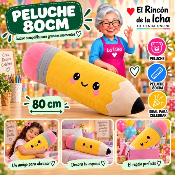 Peluche 80cm Feliz