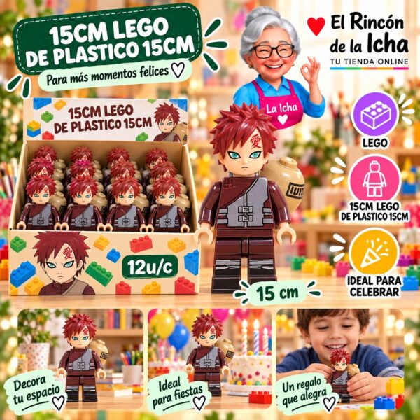 15cm Lego De Plastico 15cm Feliz