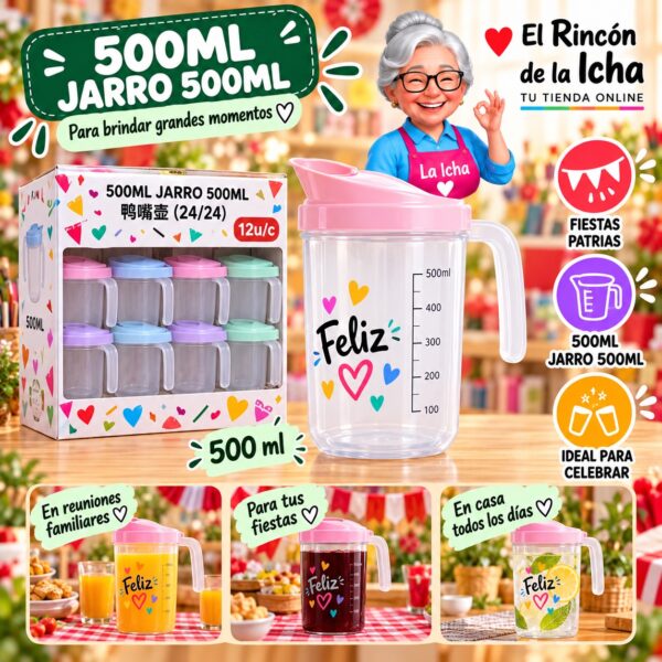 500ml Jarro 500ml Feliz