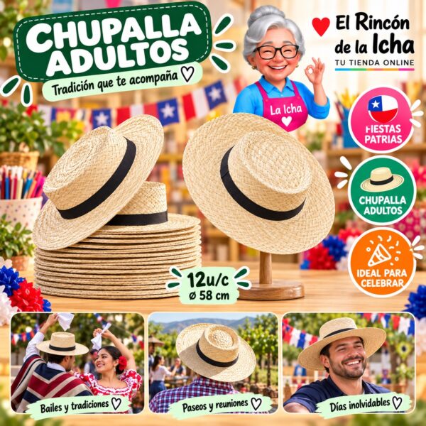 Chupalla Adultos Feliz