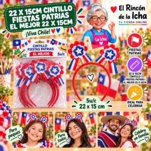 RI-0011101 22 X 15cm Cintillo Fiestas Patrias El Mejor 22 X 15cm Feliz