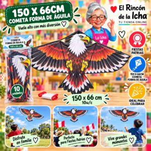 RI-0011117 150 X 66cm Cometa Forma De Águila Feliz