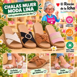 Chalas Mujer Moda Lina Diseño 800409