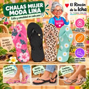Chalas Mujer Moda Lina Diseño 800256