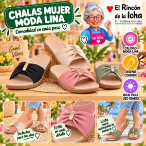Chalas Mujer Moda Lina Diseño 800357