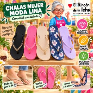 Chalas Mujer Moda Lina Diseño 800519