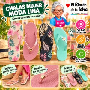 Chalas Mujer Moda Lina Diseño 800402