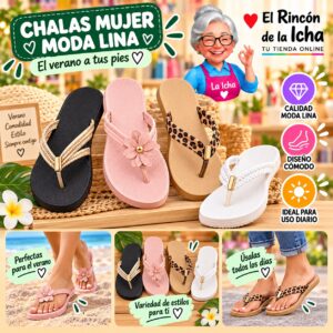 Chalas Mujer Moda Lina Diseño 800404