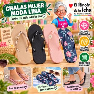 Chalas Mujer Moda Lina Diseño 800403