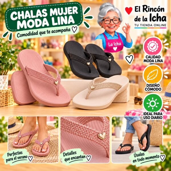 Chalas Mujer Moda Lina Diseño 800323