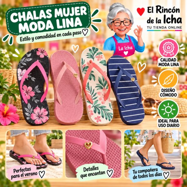 Chalas Mujer Moda Lina Diseño 800420