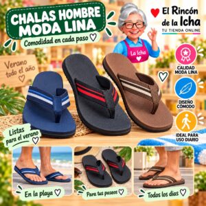 Chalas Hombre Moda Lina Diseño 800457