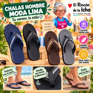 Chalas Hombre Moda Lina Diseño 800814