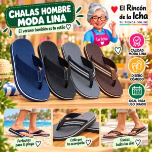 Chalas Hombre Moda Lina Diseño 800819