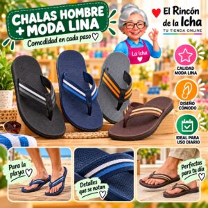 Chalas Hombre Moda Lina Diseño 800820