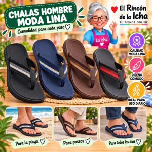 Chalas Hombre Moda Lina Diseño 800828