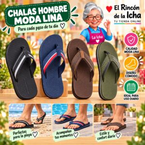 Chalas Hombre Moda Lina Diseño 800835