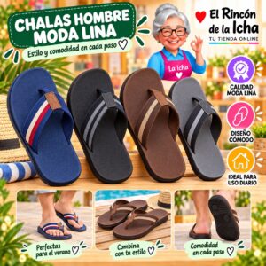Chalas Hombre Moda Lina Diseño 800492