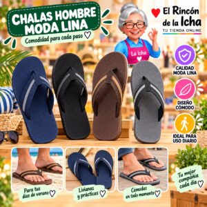 Chalas Hombre Moda Lina Diseño 800813