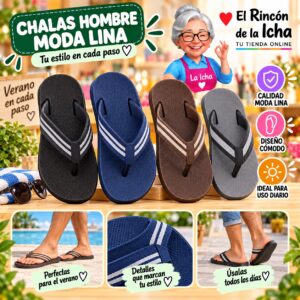 Chalas Hombre Moda Lina Diseño 800816