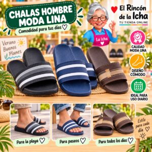 Chalas Hombre Moda Lina Diseño 800815