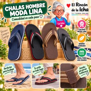 Chalas Hombre Moda Lina Diseño 800821