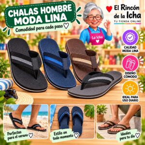 Chalas Hombre Moda Lina Diseño 800834