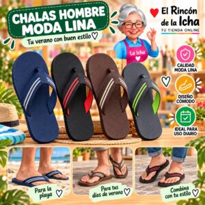 RI-ML-00205 Chalas Hombre Moda Lina Diseño 800785