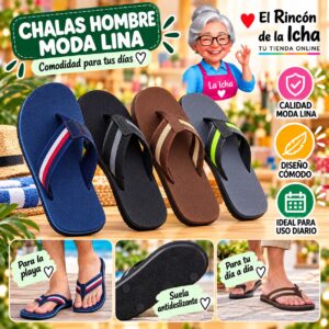 RI-ML-00207 Chalas Hombre Moda Lina Diseño 800798
