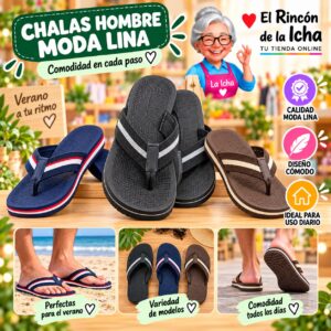 RI-ML-00210 Chalas Hombre Moda Lina Diseño 800696