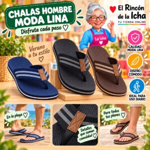 RI-ML-00224 Chalas Hombre Moda Lina Diseño 800644