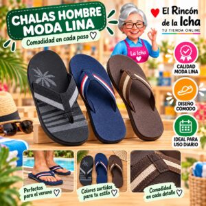 RI-ML-00231 Chalas Hombre Moda Lina Diseño 800777