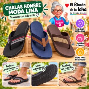 RI-ML-00235 Chalas Hombre Moda Lina Diseño 800781