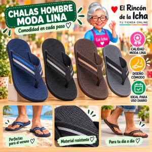 RI-ML-00245 Chalas Hombre Moda Lina Diseño 800870