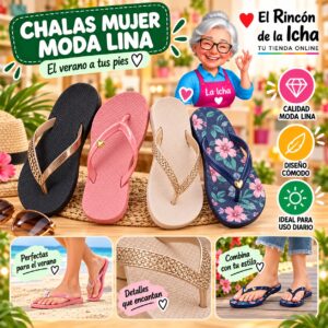 Chalas Mujer Moda Lina Diseño 800372